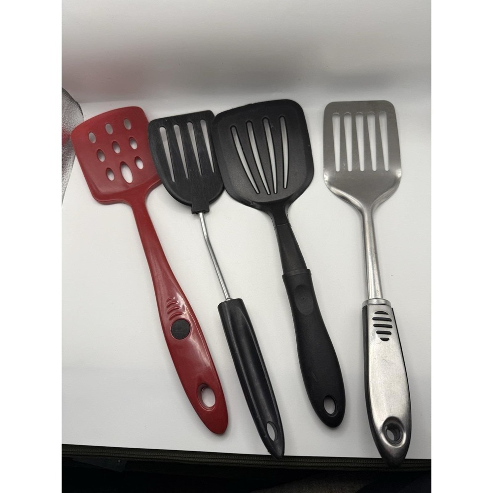 Lot Of 4 Vintage Cooking‎ Utensil Spatulas Melamine USA More
